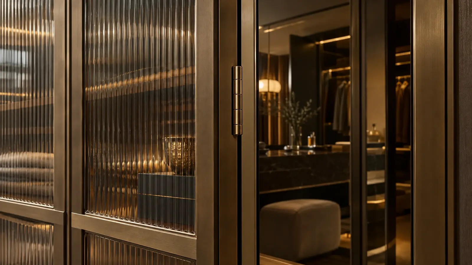 Glass and Mirror Closet Fronts | Music City Closet Glass and Mirror Closet Fronts for a Nashville home