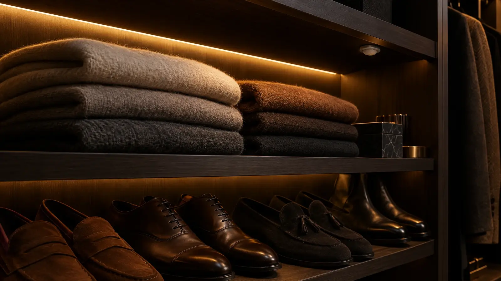 LED Closet Lighting | Music City Closet LED Closet Lighting for a Nashville home