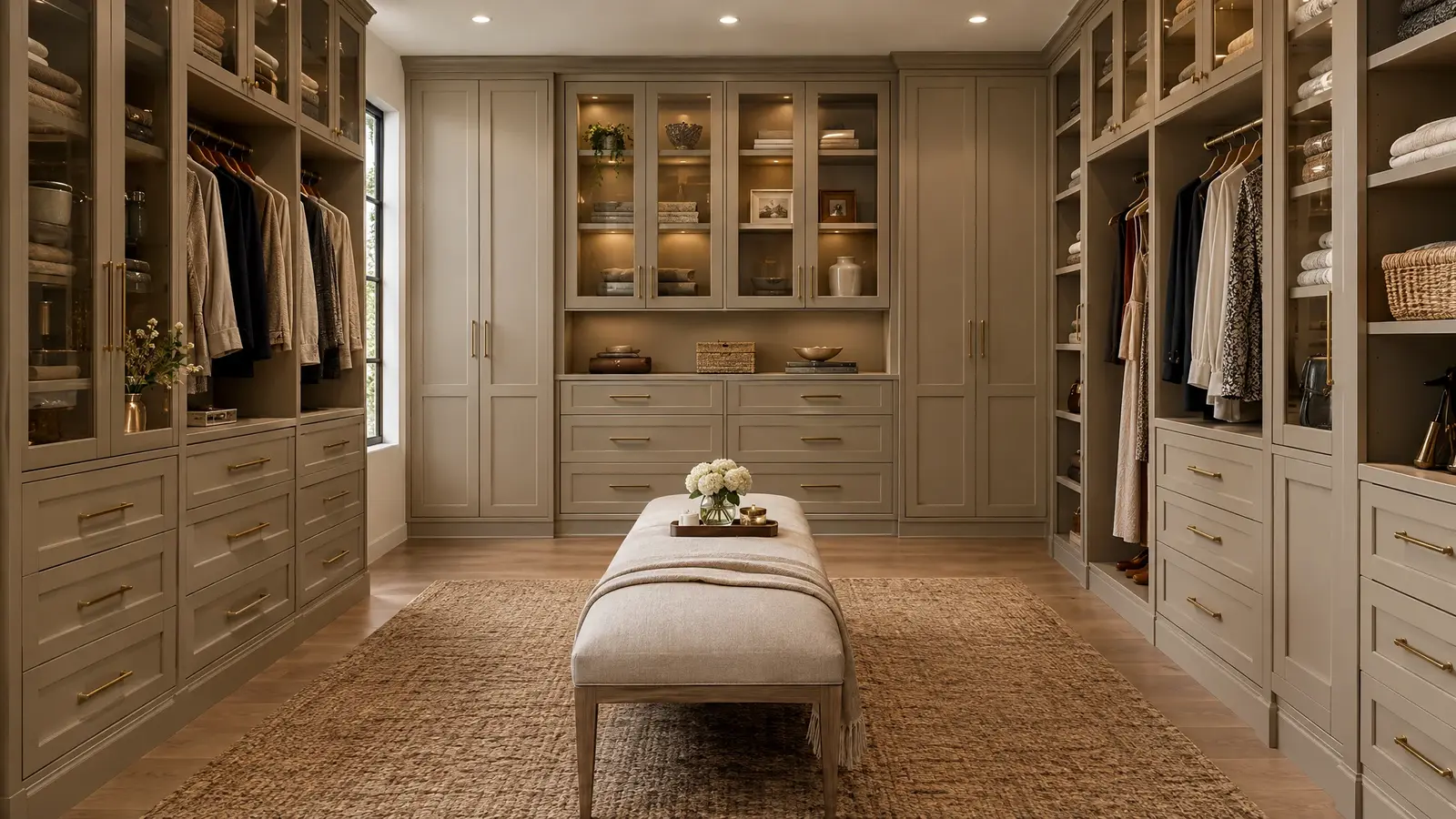 Transitional Closet Design for Nashville homes