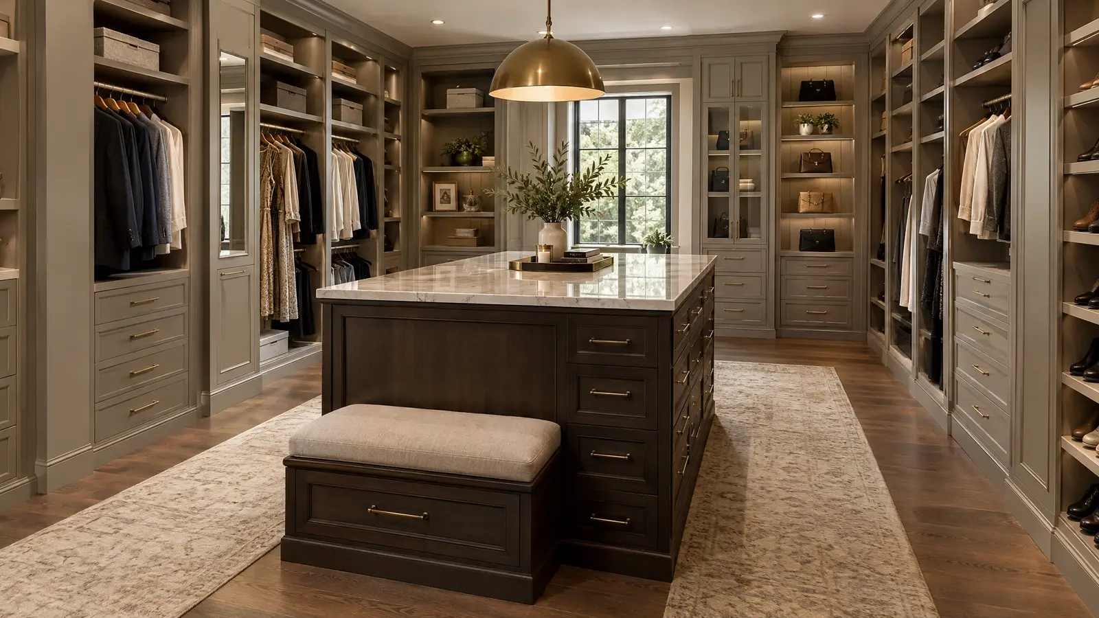 Closet Islands and Seating | Music City Closet Closet Islands and Seating in Nashville and Middle Tennessee