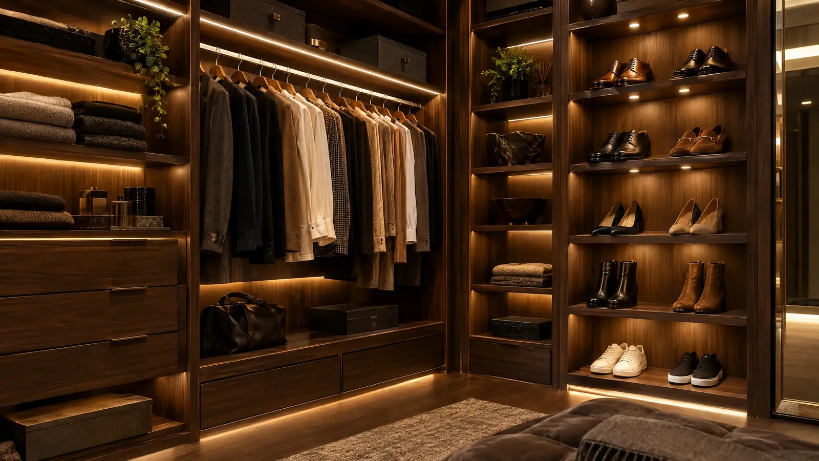 Closet Lighting Design | Music City Closet Closet Lighting Design in Nashville and Middle Tennessee