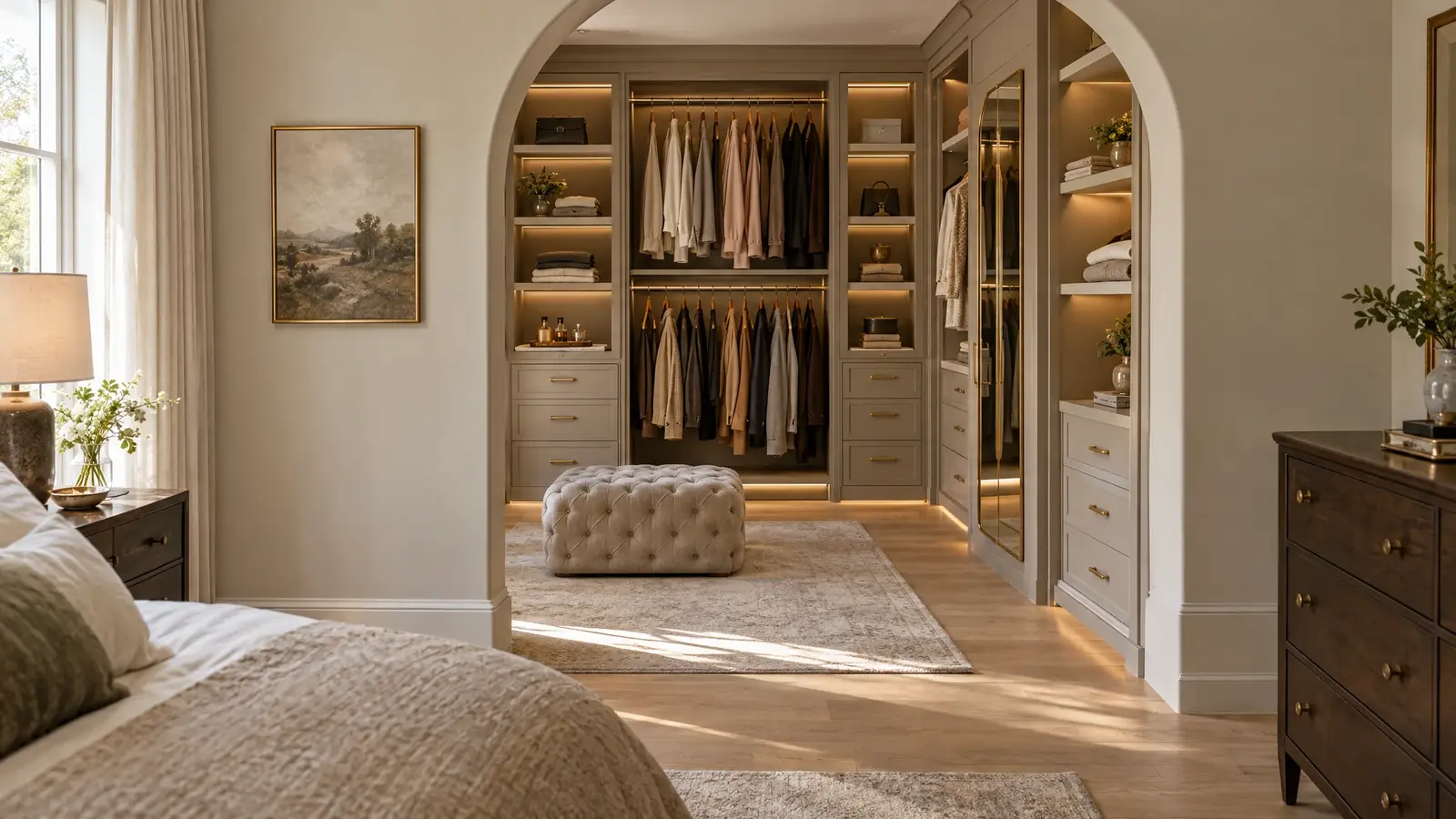 Primary Suite Closet Design in Nashville and Middle Tennessee
